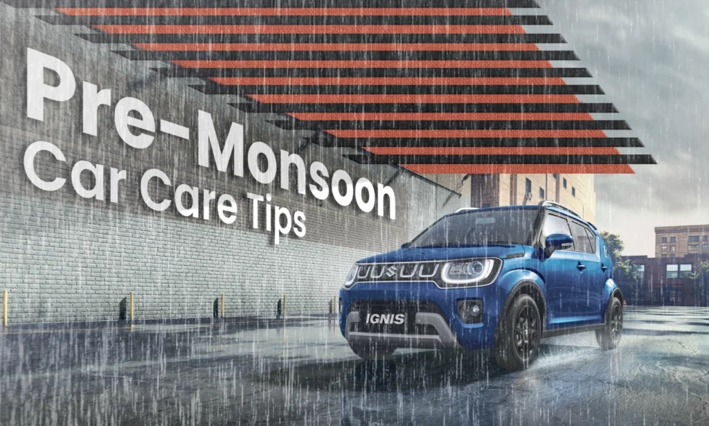 Monsoon Car Care Kolkata – Pre-Monsoon Car Check Tips with Suzuki Ignis in Rain